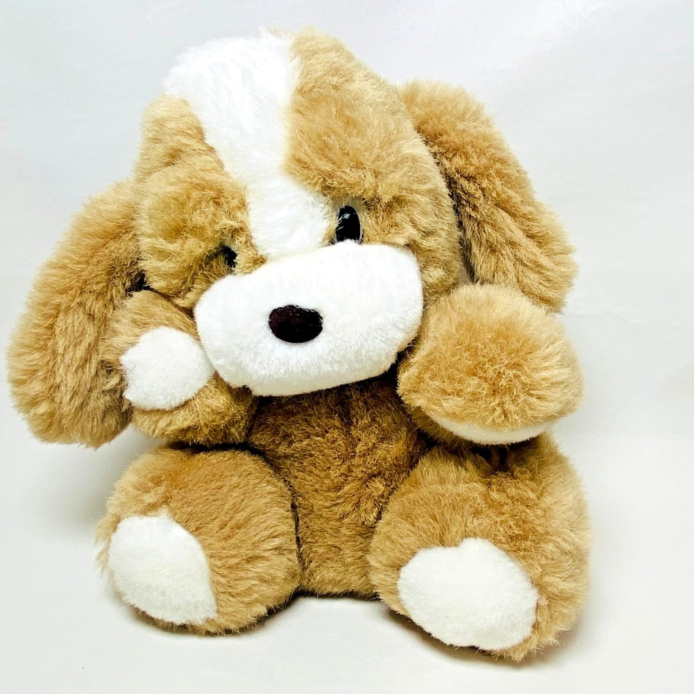 Vintage Wideway Inc Toys Division Plush Brown Dog Puppy Paramount CA 90s Rare‎